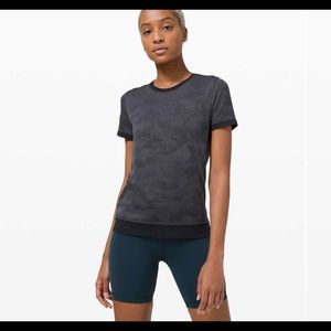 Lululemon Swiftly Breathe Short Sleeve Camo 8